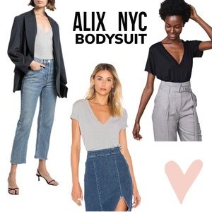*NWT* ALIX NYC Stanton Bodysuit - Gray
